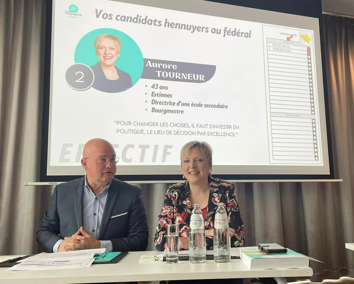 Élections 2024 : les Engagés ont présenté leur liste Fédérale pour le Hainaut