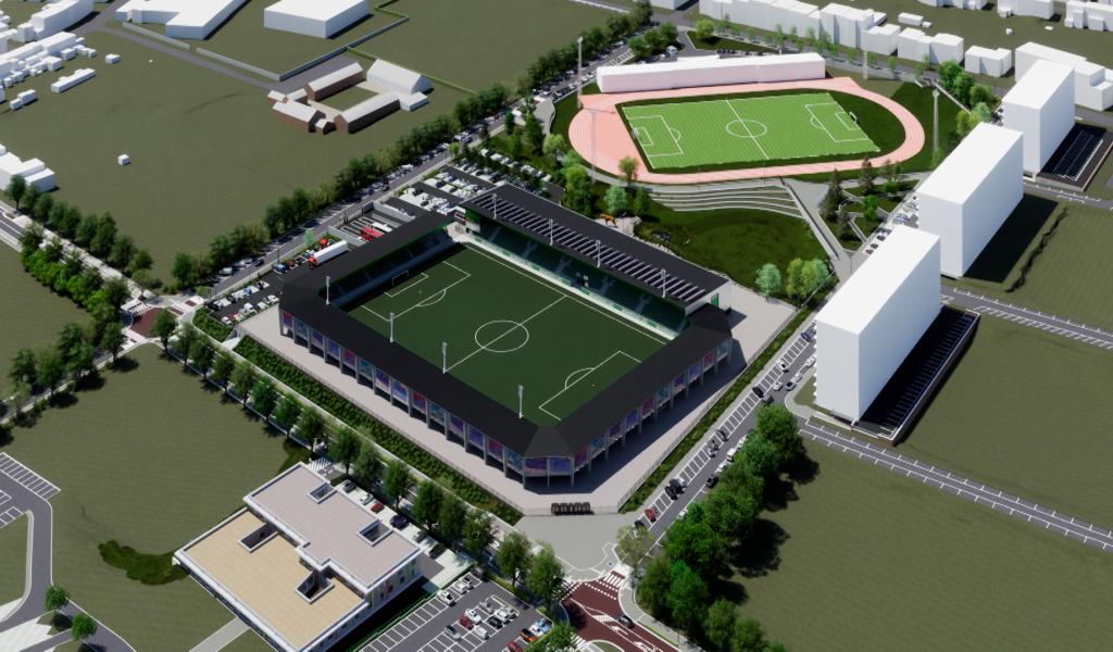 La Louvière : permis de bâtir accordé pour le nouveau stade de la RAAL