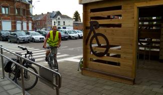 Ecaussinnes: un nouveau box à vélo à la gare 