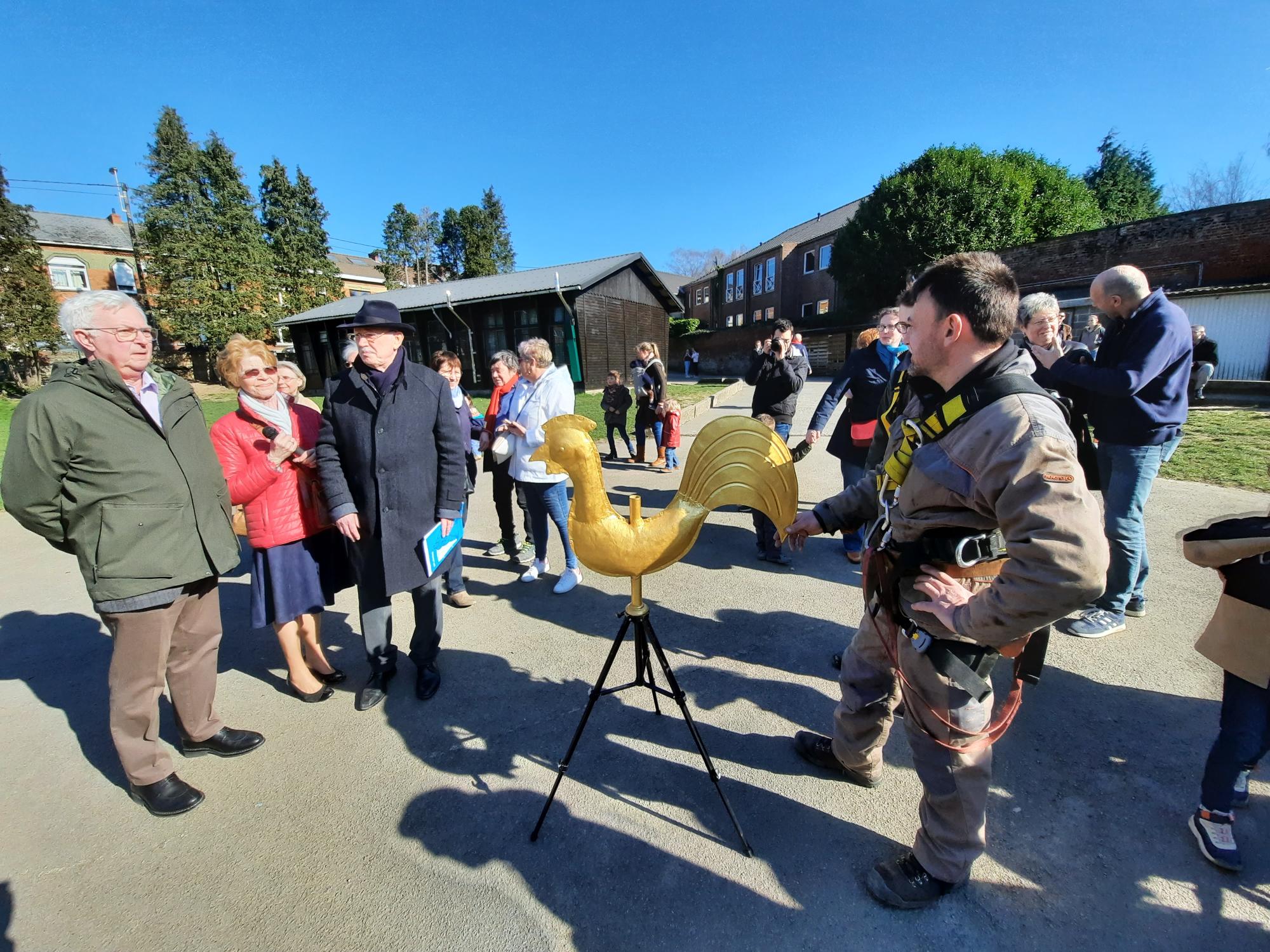 Braine-le-Comte : le coq de Saint-Géry retrouve son perchoir