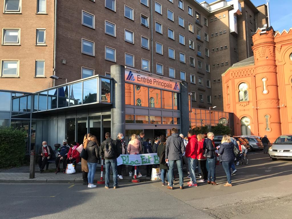Jolimont La Louvière : grève du personnel infirmier du bloc opératoire 