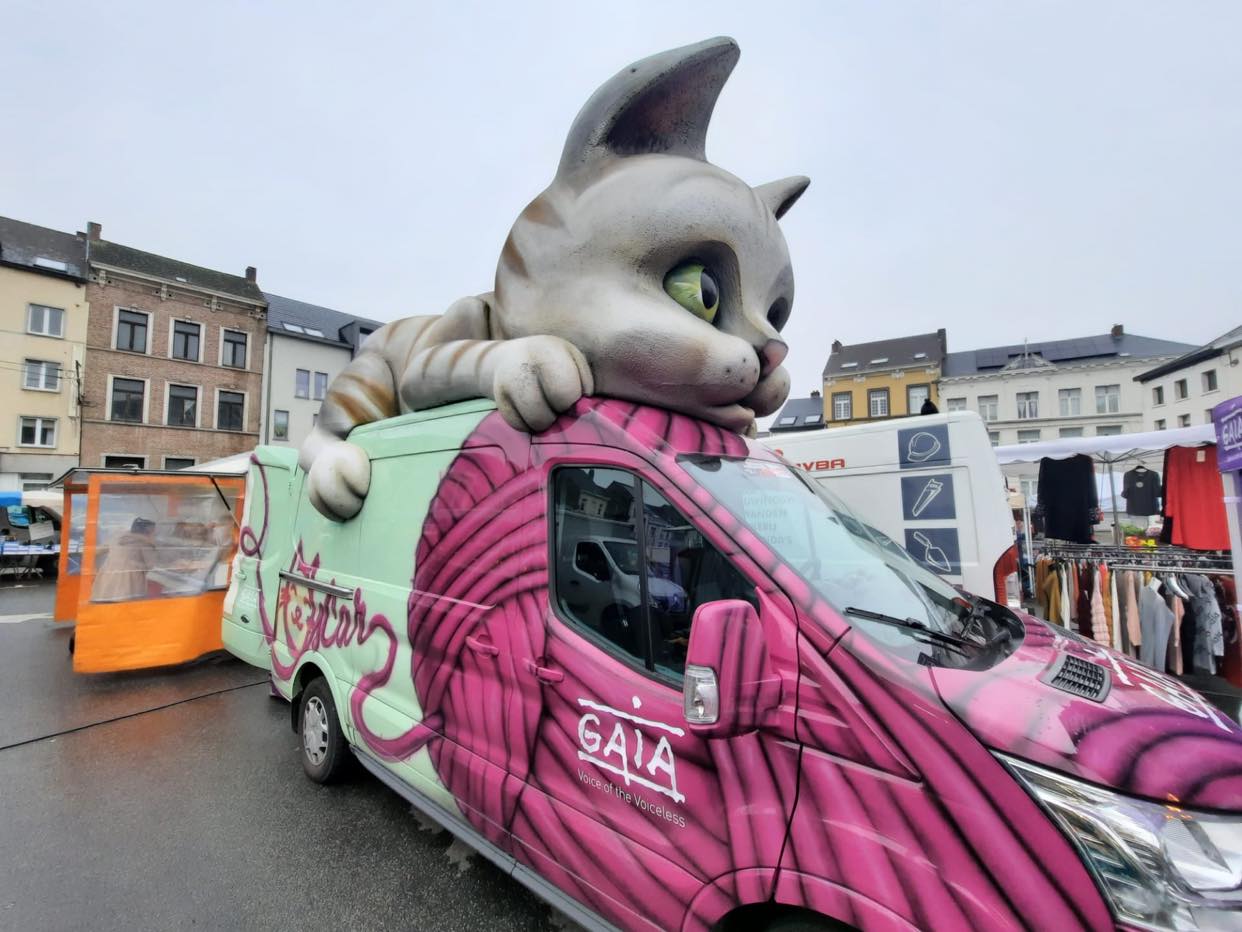 Braine-le-Comte : la catmobile de Gaia est de sortie 