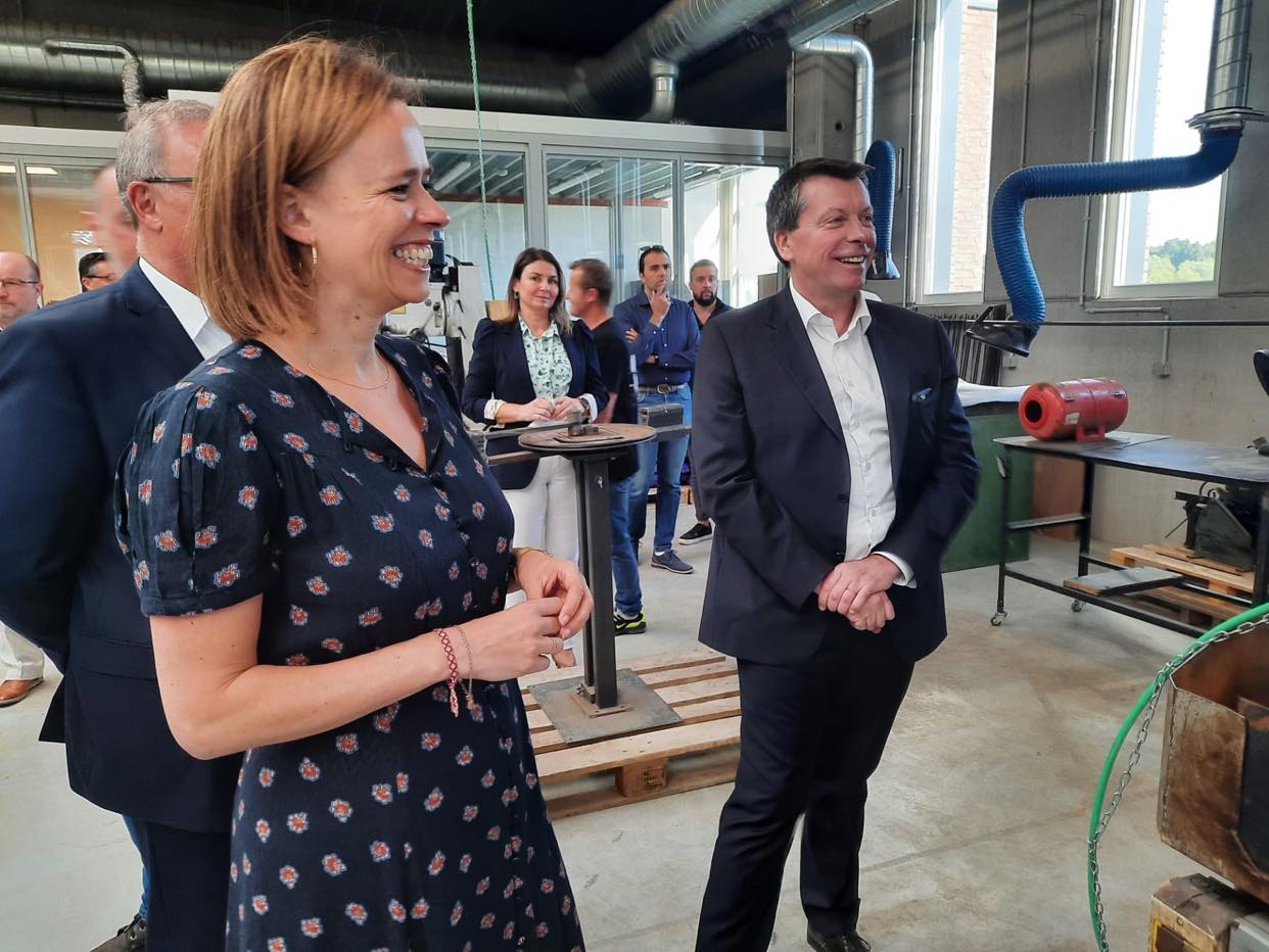 EPSIS La Louvière : inauguration de nouveaux ateliers