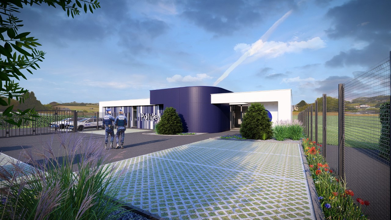 Strépy-Bracquegnies : construction d'un nouveau commissariat