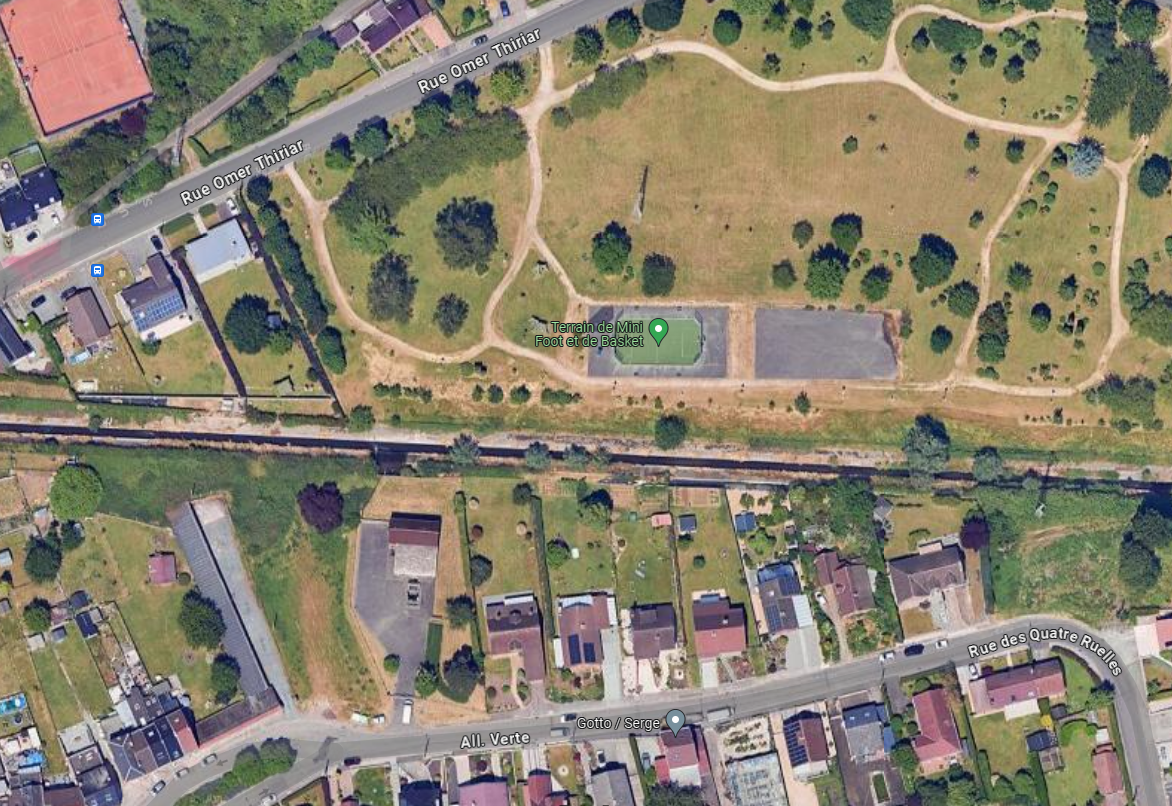 Saint-Vaast : création d’une passerelle pédestre au-dessus de la Haine