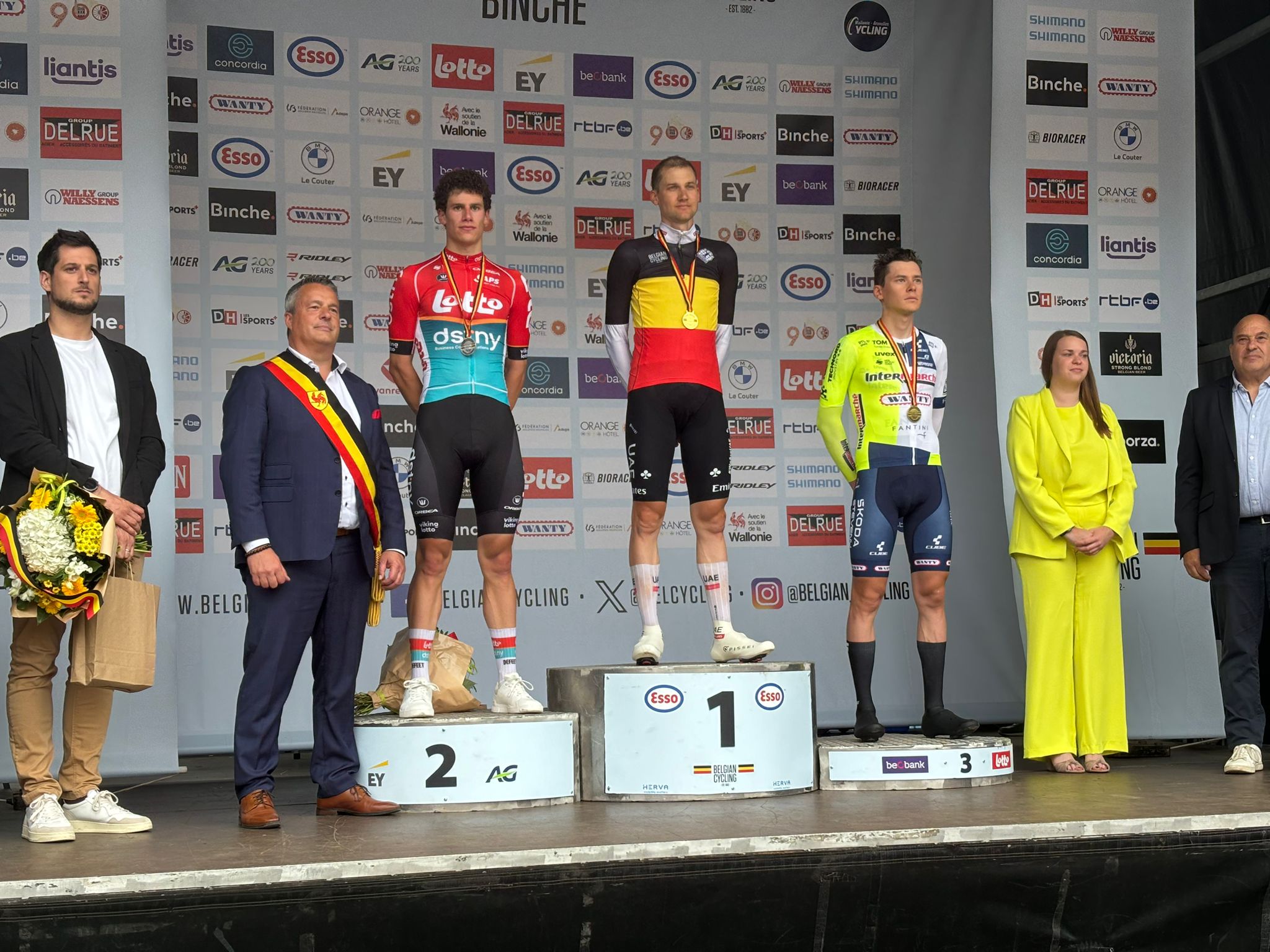 Wellens et Kopecky triomphent aux Championnats de Belgique de Contre-la-Montre