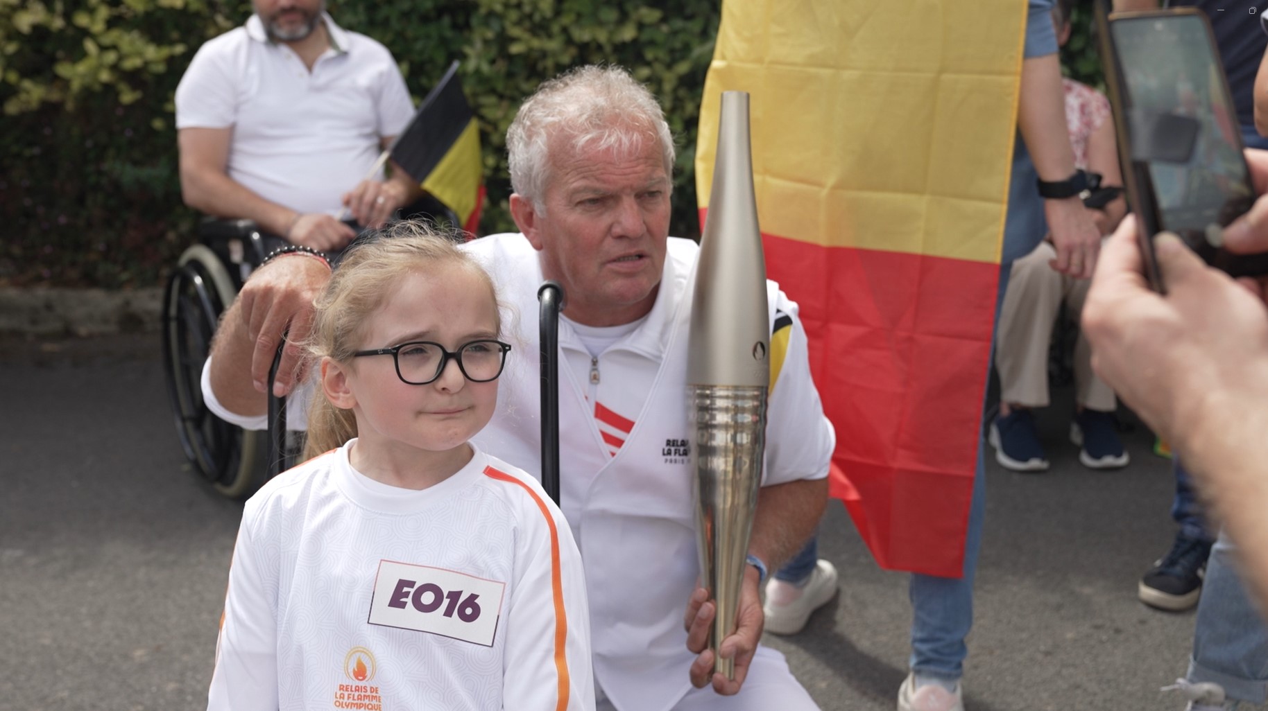 Paris 2024 : Rosie et Éric ont porté la flamme olympique