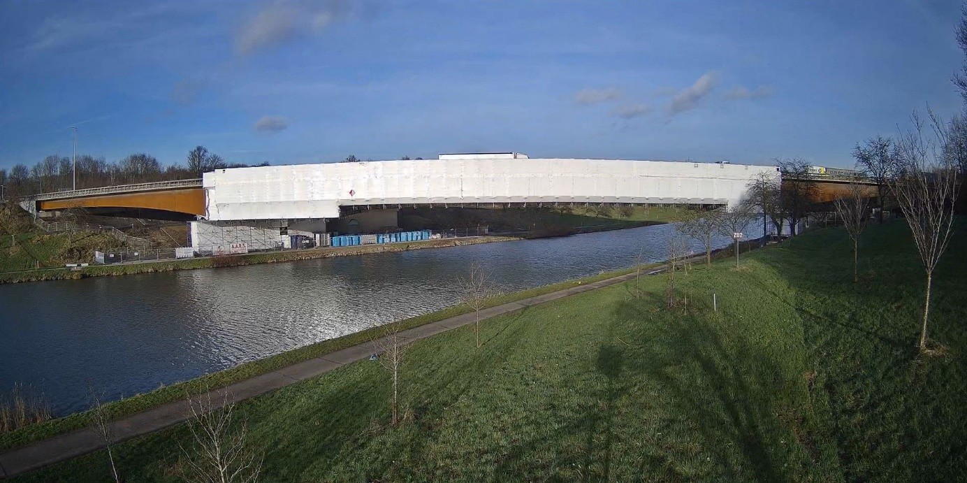 E42/A15 : lancement de la phase de démolition du pont de La Louvière