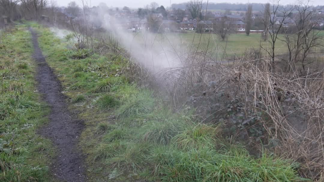 La Louvière : intervention sur un talus situé à l'arrière du site de l'Étincelle