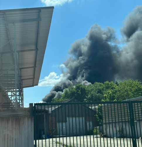 Morlanwelz : incendie sous contrôle rue des Ateliers
