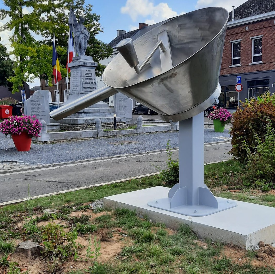 Carnières : inauguration d'un passe-vite géant