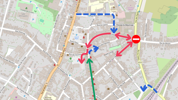 Braine-le-Comte : fermeture du carrefour de la Coulette du 24 au 26 septembre