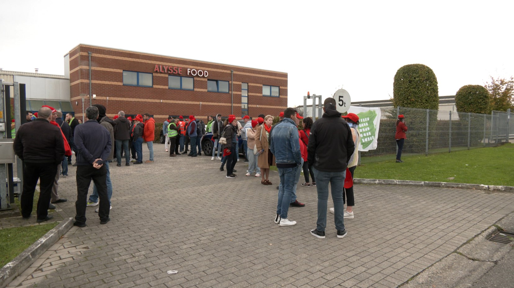 Seneffe : le mouvement de grève se poursuit chez Alysse Food