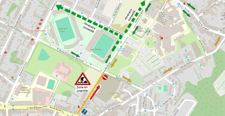 La Louvière : l'avenue Max Buset bientôt en chantier pendant trois mois