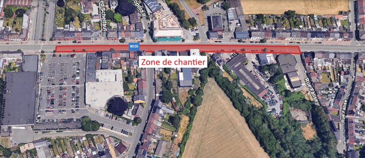 La Louvière : les travaux préparatoires du chantier Métrobus touchent à leur fin