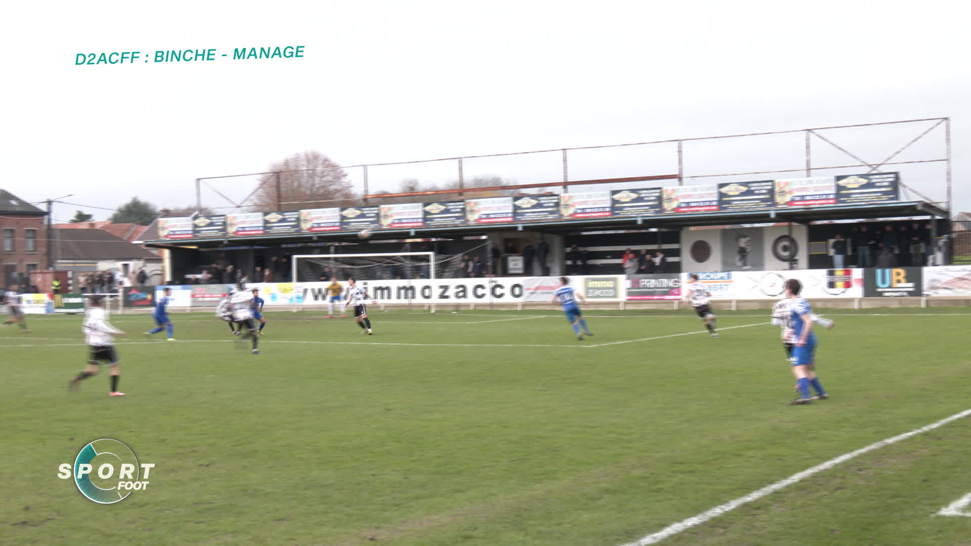 D2ACFF : Binche s'impose face à Manage dans le derby (1-0)