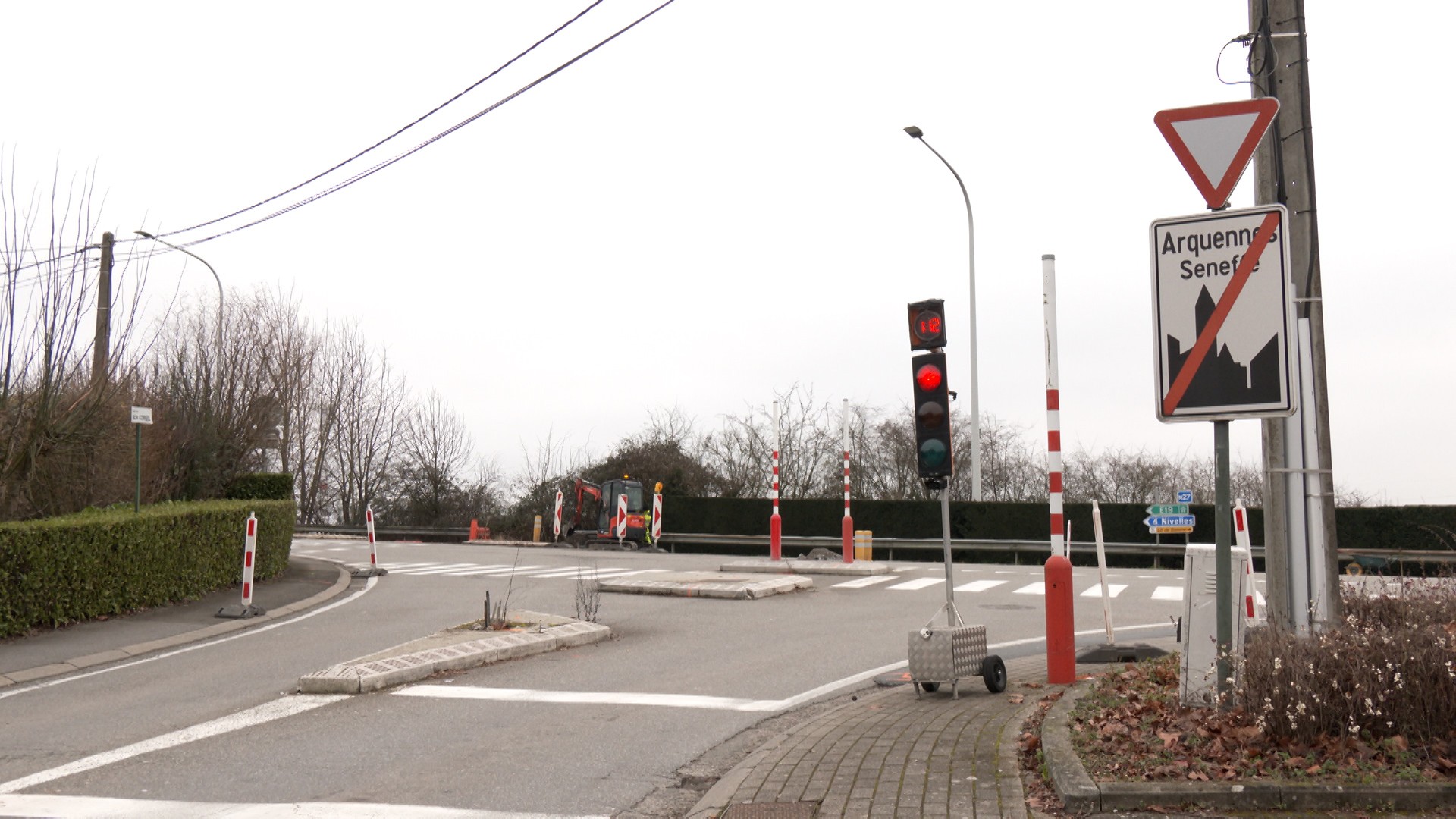 Seneffe : la N27 en chantier jusqu'à fin mars