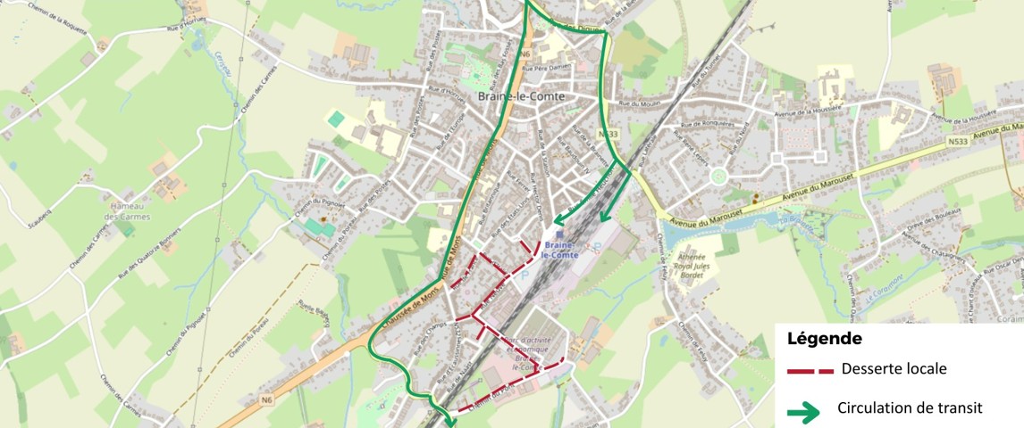 Braine-le-Comte : réfection de voiries dans le quartier de la gare à partir du 2 mars