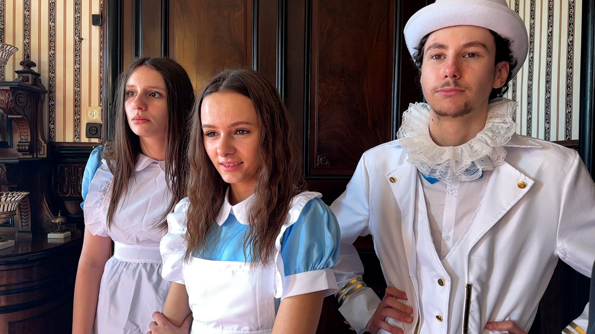 Louvignies: les élèves de l'Atelier de l'Echange créent "Aliss" au château.