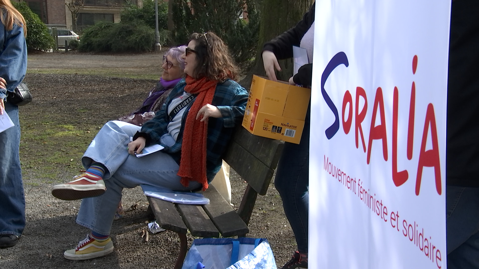 La Louvière : un jeu de piste féminin pour les droits des femmes