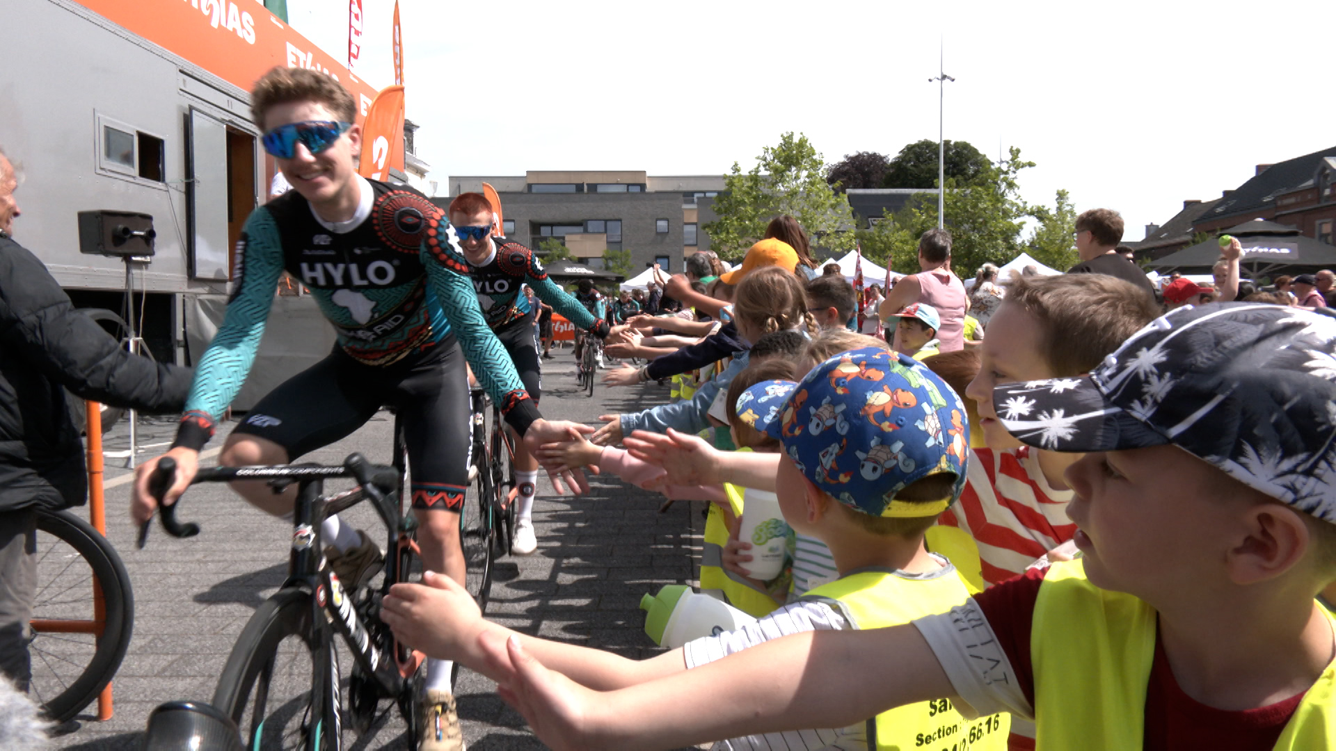 Manage a accueilli le grand départ du Tour de Wallonie
