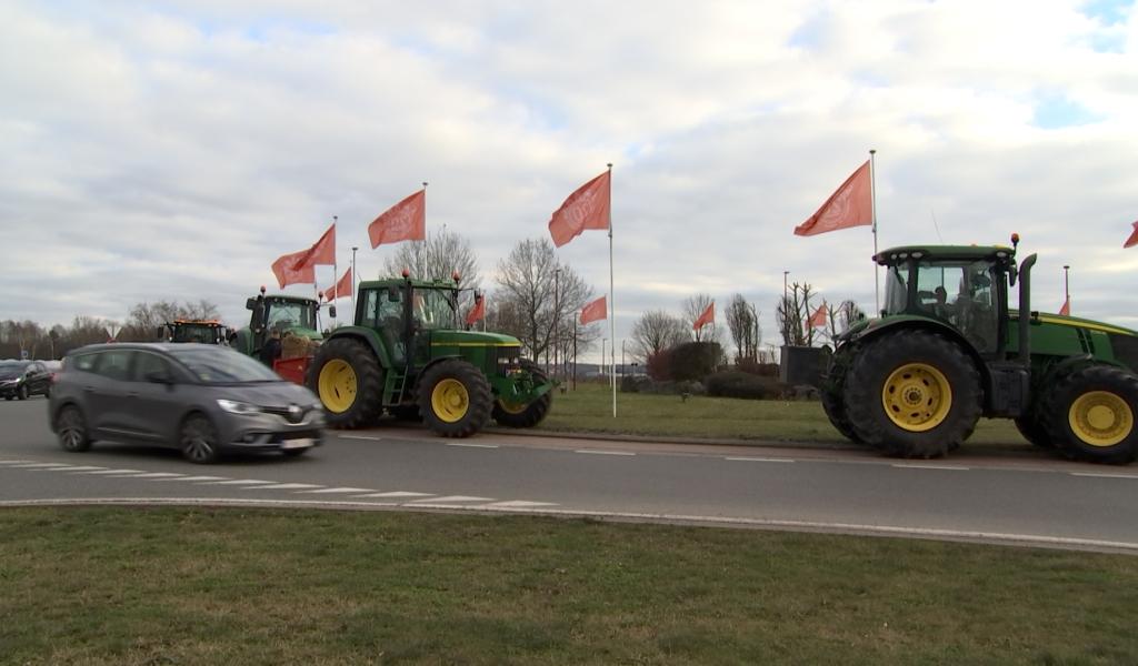 Agriculteurs : un convoi est parti de Binche vers Bruxelles