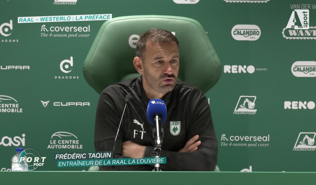 Frédéric Taquin préface RAAL - Westerlo