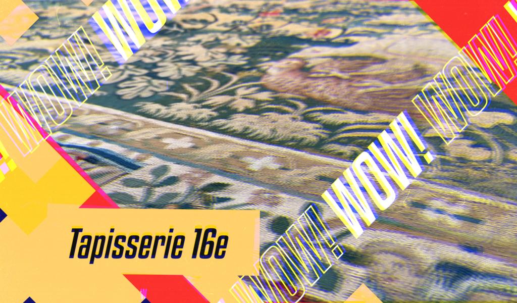 WOW! Une tapisserie du 16e bientôt exposée à Mariemont.
