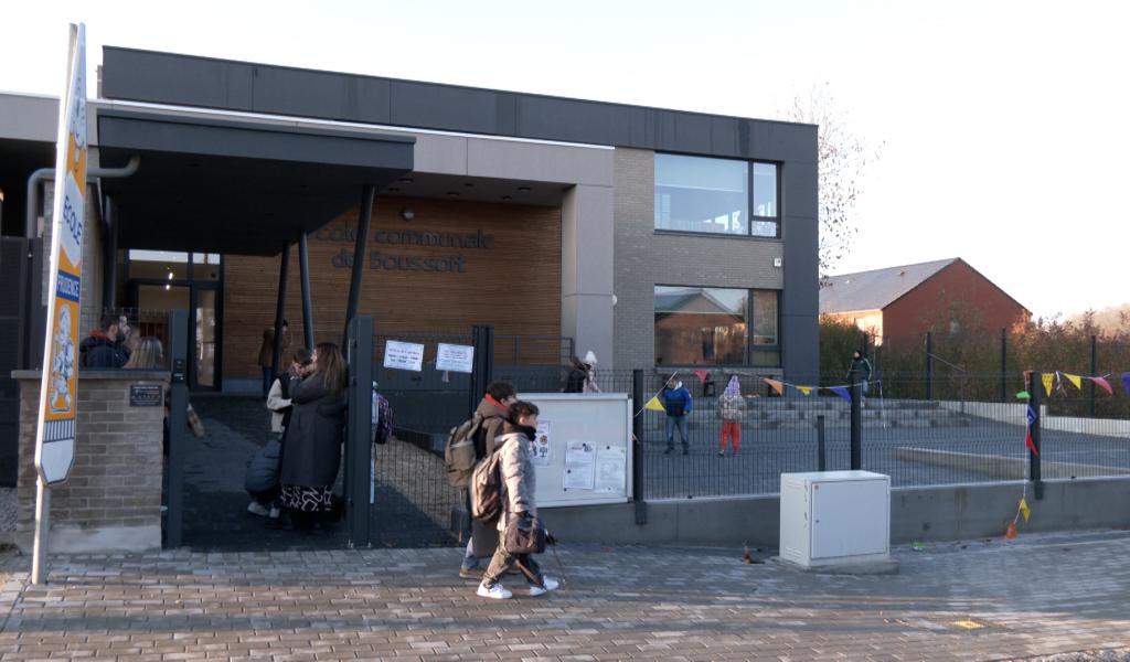 La Louvière : fin des travaux pour l'école communale de Boussoit
