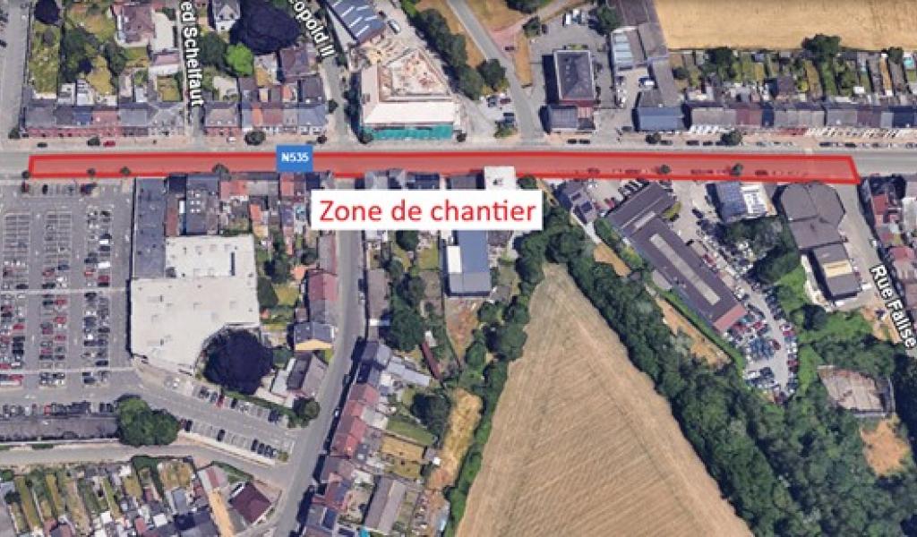 La Louvière : les travaux préparatoires du chantier Métrobus touchent à leur fin