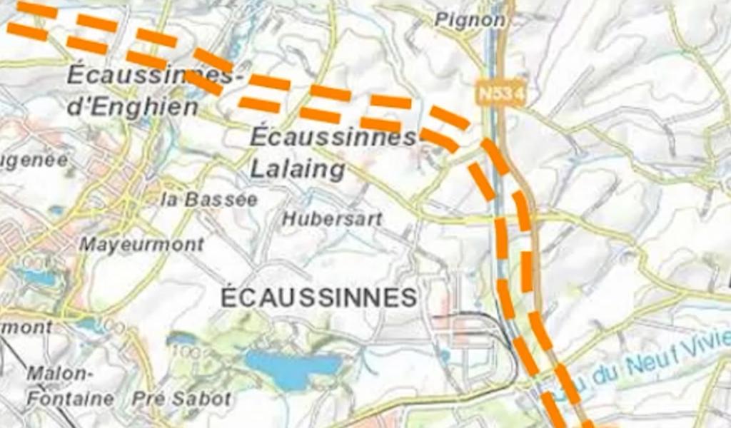 Boucle du Hainaut : Ecaussinnes rappelle sa position au ministre Desquesnes