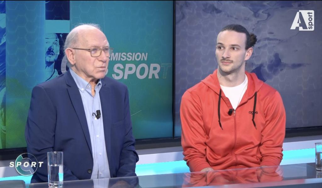 Les invités de C Sport : Michel Laffineur et Antoine Marlière (Club de Gymnastique Santé-Force)