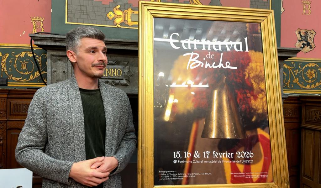 Binche: l'affiche officielle du carnaval 2026 est dévoilée