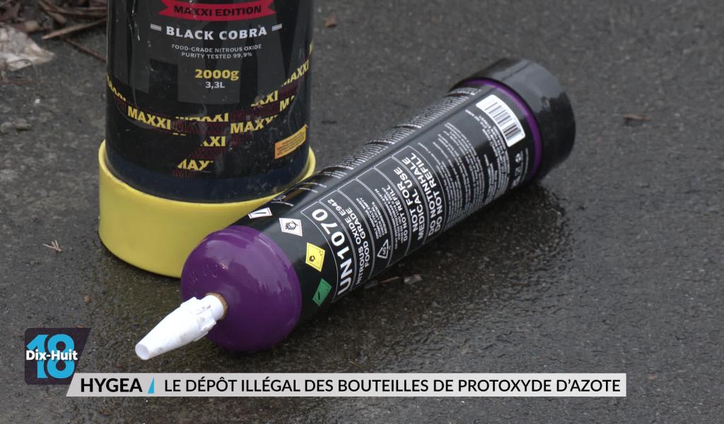 HYGEA : les bonbonnes de gaz hilarants, danger pour les centre de tri