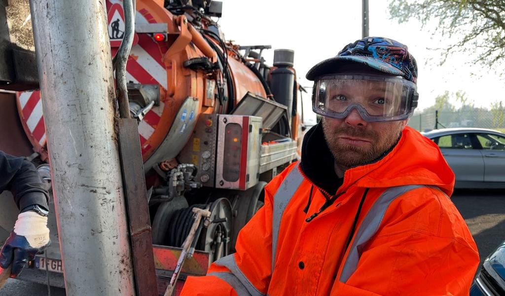 Morlanwelz: opération de curage des avaloirs et collaboration "Commune - Hygea"