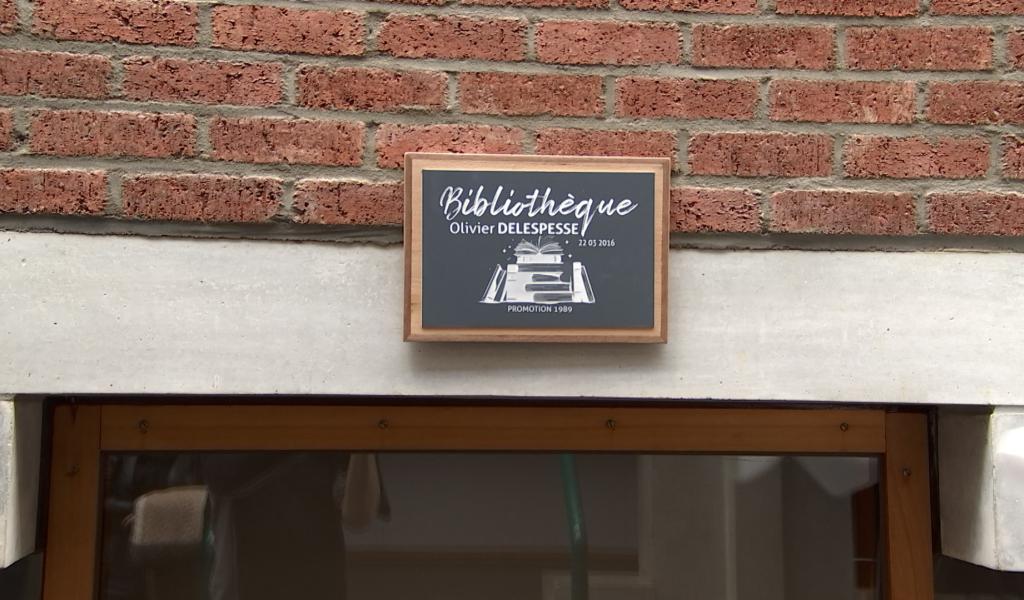 Soignies : une bibliothèque en hommage à Olivier Delespesse