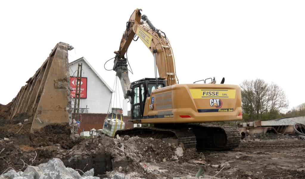 Pont Capitte : démolition des rampes et déviation du Thiriau