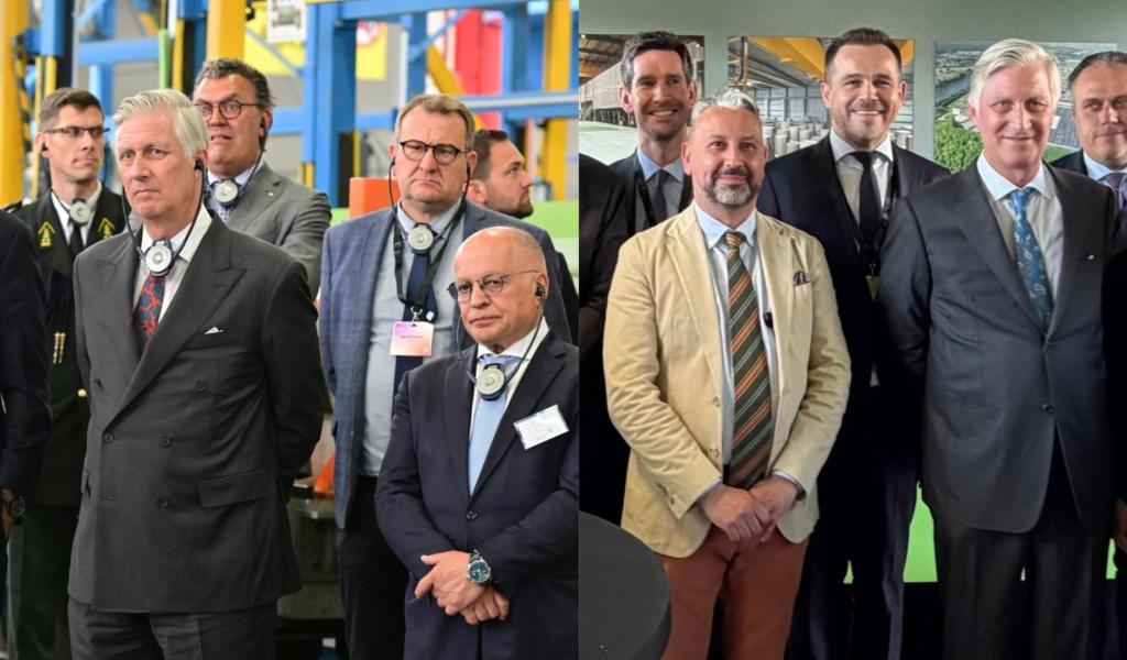 Deux entrepreneurs du Centre ont participé à une mission économique en compagnie du Roi Philippe