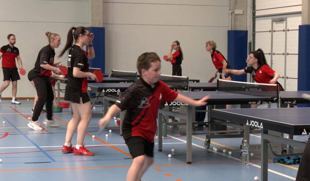 Tennis de table : relève assurée à la Palette Neufvilles Senne