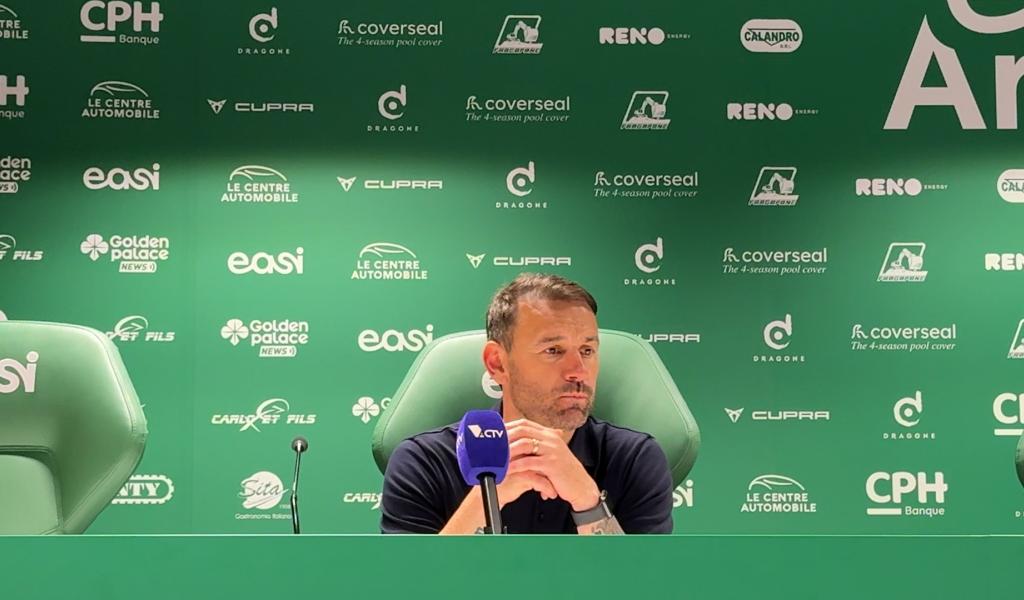 La dernière conférence d'après match de Frédéric Taquin après la victoire face au Cercle de Bruges