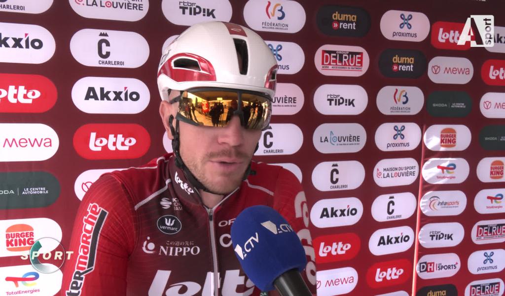 Lionel Tamiaux au service de Steffen De Schuyteneer lors du Lotto Circuit de Wallonie