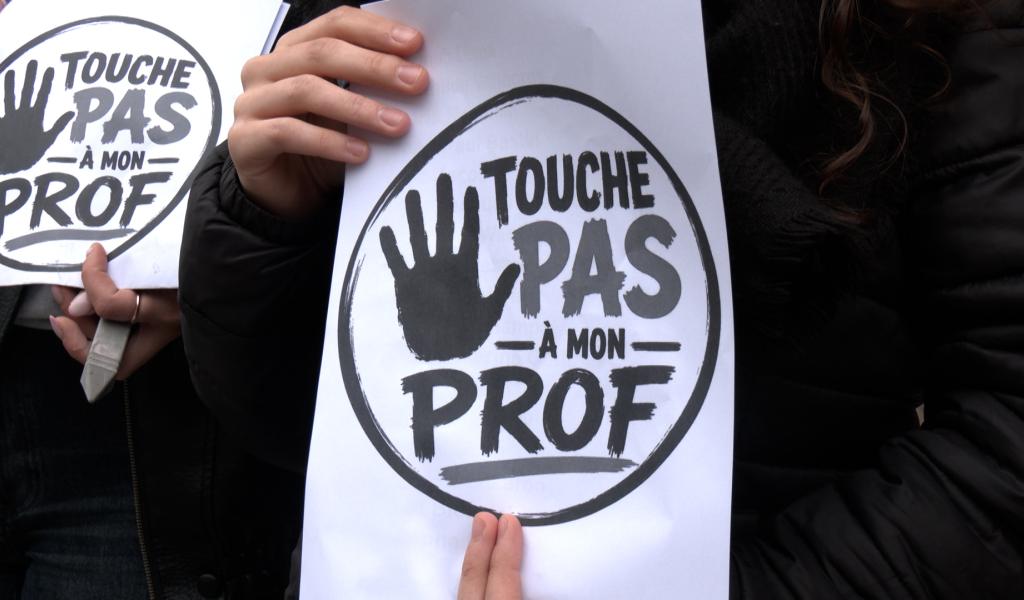 Binche :  Les enseignants se mobilisent au Collège Notre-Dame de Bon Secours