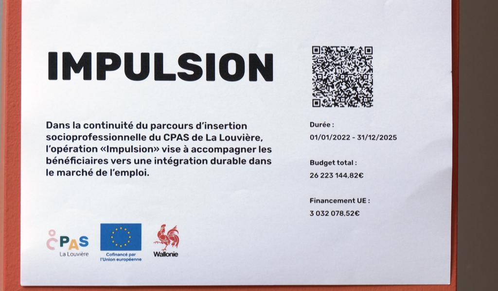 La Louvière : Impulsion donnée à l'insertion socioprofessionnelle
