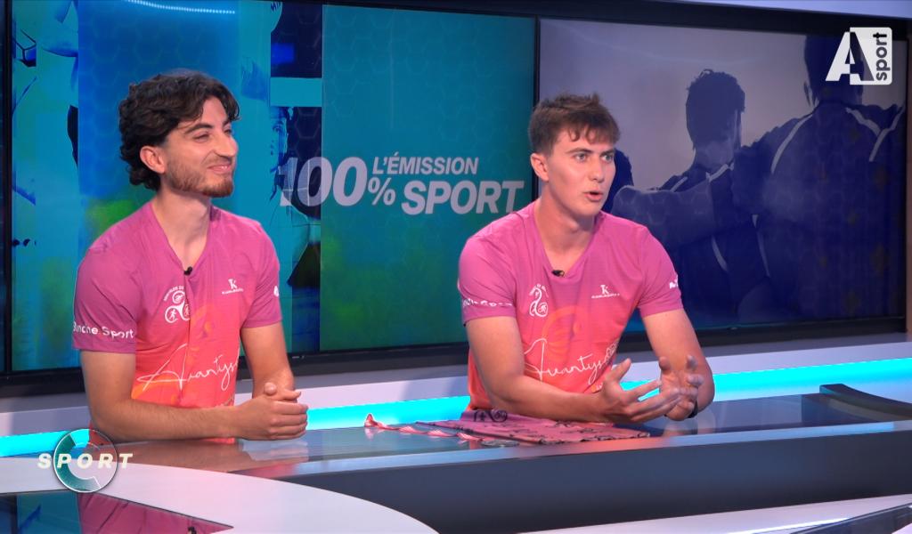 Les invités de la semaine : Gabriel Cardarelli et Gael Chapelle(Triathlon de Binche)