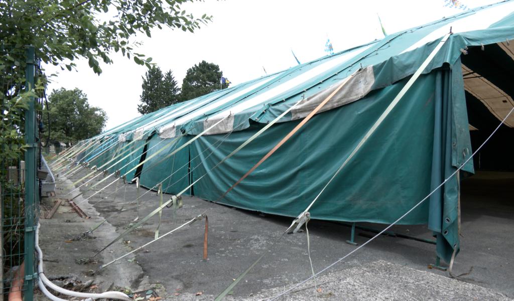 Orages : des dégâts sur le chapiteau de l'Oberbayern marchois