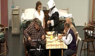 Odette Dauchot et sa pièce patoisante El bon Dieu est binchou