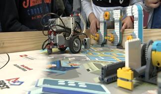 Au Coeur du Hainaut : des robots à l école! 