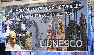 Manage: exposition sur les huit merveilles du Hainaut de l Unesco