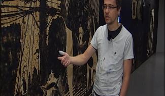 Damien Deroubaix expose au Centre de la Gravure et de l'Image imprimée