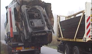 Strépy-Bracquegnies : les trains accidentés évacués par la SNCB